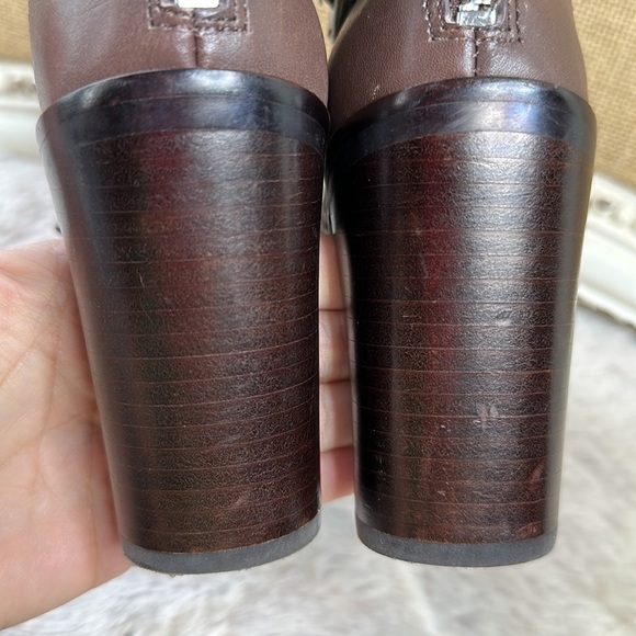 Dolce Vita | Noree Faux Snake Skin Caged Heel Peep Toe Sandals - Picture 6 of 16